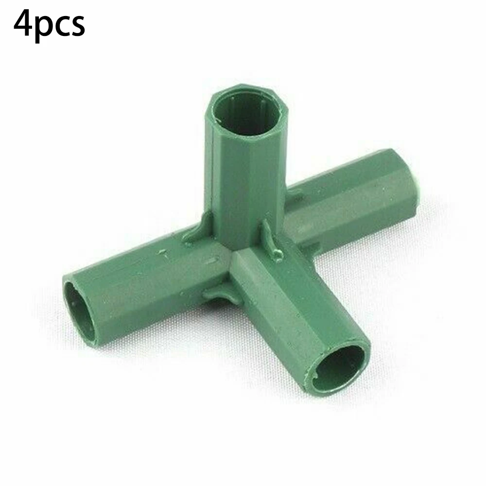 

Greenhouse Connectors Plastic Awning Joints Bracket Frame Garden Green
