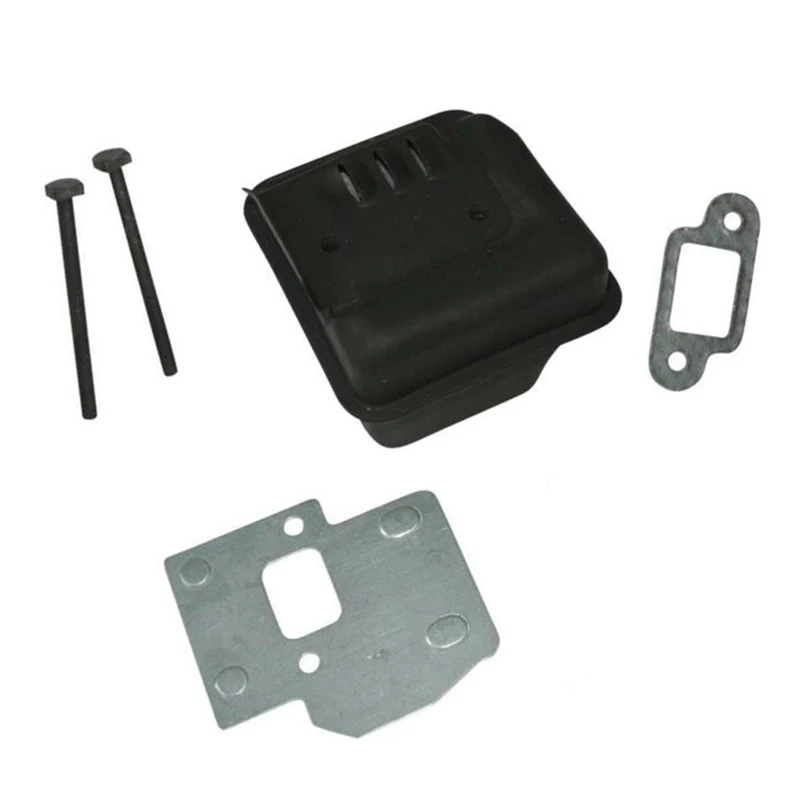 

Black+Silver Exhaust Muffler Kit For Stihl MS210 MS230 MS250 023 025 Chainsaw