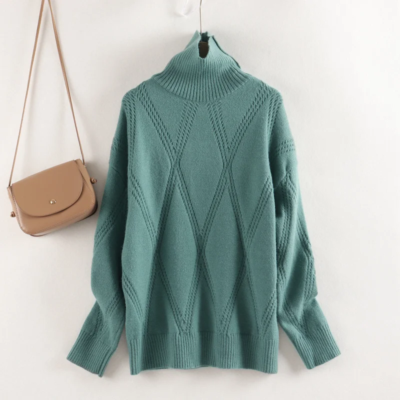 Вытягивающийся из кашемира чистый цвет для женщин высокий теплый широкий 2021 |