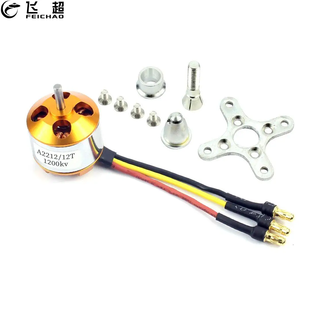 FEICHAO A2212 2212 2S 3S бесщеточный двигатель 930KV 1000KV 1400KV 2200KV 2450KV 2700KV для радиоуправляемого