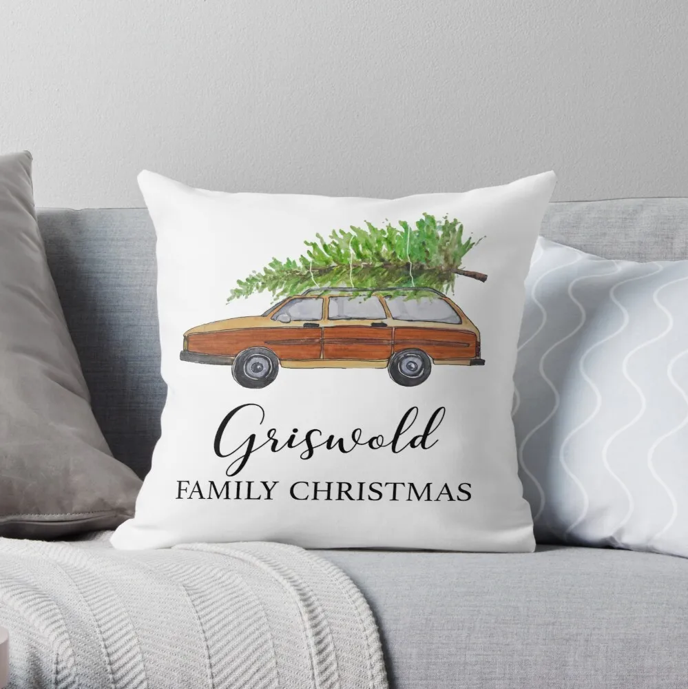 

Christmas vacation Griswold family Christmas Throw Pillow Polyester Decor Pillow Case Home Cushion Cover 18*18inch