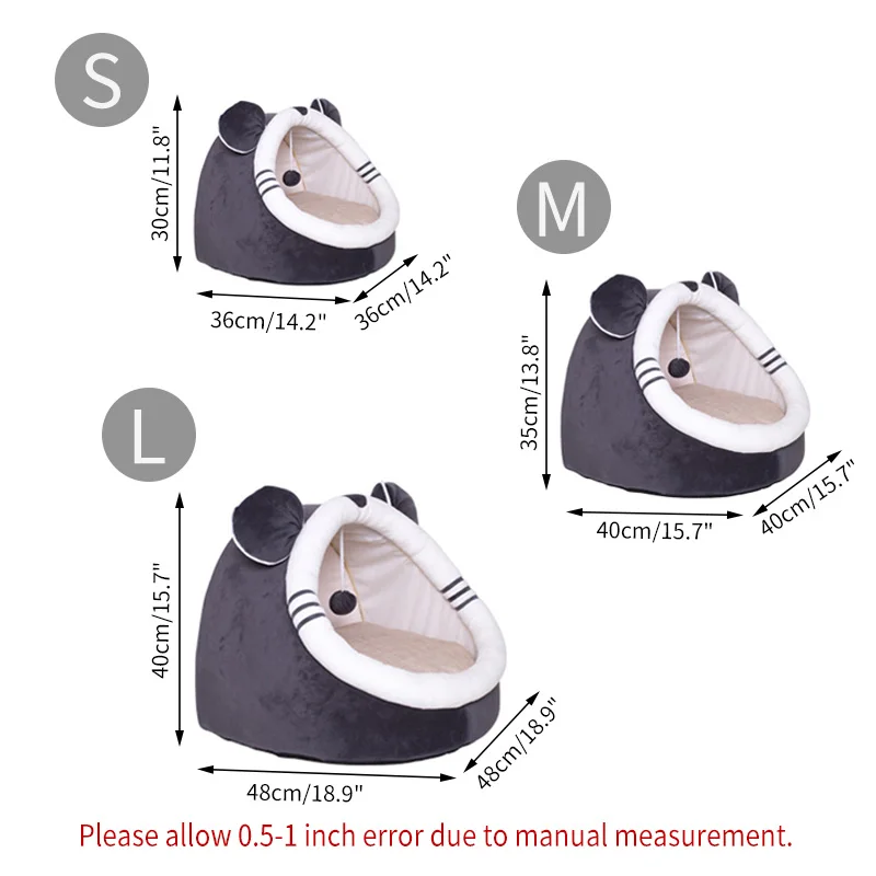 Теплая кровать для домашних животных собак зимняя теплая кошек Рождественская