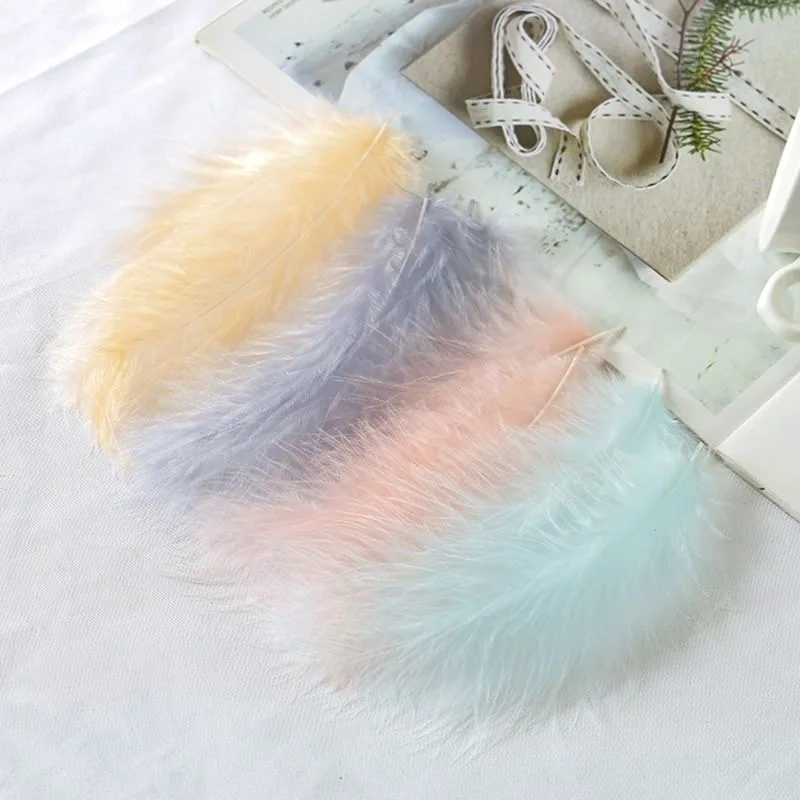 

100pcs/lot * Natural feather Pheasant Feathers for Crafts Ostrich Feathers Jewelry Making Christmas Decoration Plumes Plumas