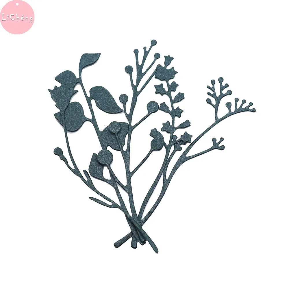 Веток металлический Трафаретный вырубной штамп Скрапбукинг альбом изготовление