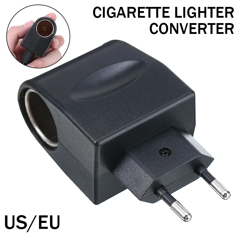 

Универсальный автомобильный адаптер питания 220 В переменного тока в 12 В постоянного тока, преобразователь 220 В в 12 В, бытовой прикуриватель, ...