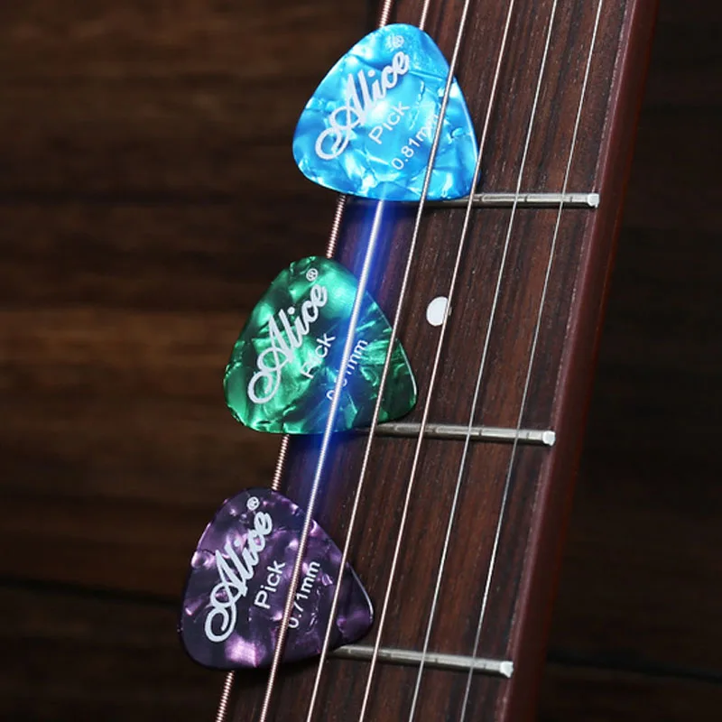 Alice целлулоидная гитара s акустическая электрическая бас-медиатор медиатор