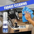 Чистящее средство для салона автомобиля, 30 мл100 мл, спрей для чистки ткани, фланели, кожи, не содержит химикатов, инструмент для чистки автомобиля