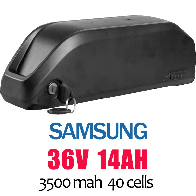 36V14AH Электрический велосипед 36 В 10,4-31,5 Ач SAMSUNG LG ячейка литиевая батарея для 8FUN Mid привод двигателя BBS02 литий-ионная батарея Ebike аккумулятор чехол - Цвет: 36V14AH