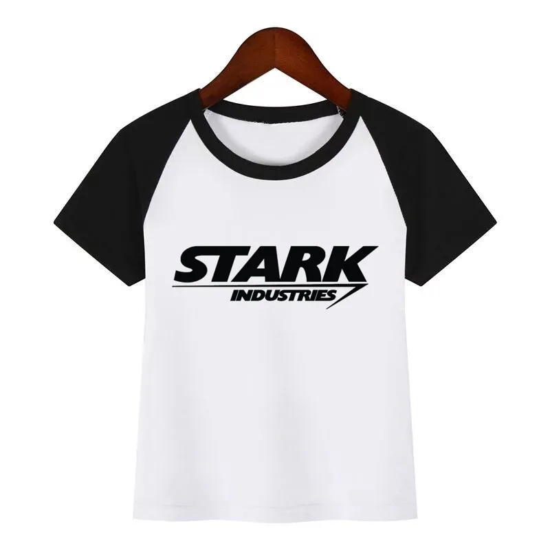 Детская летняя футболка с принтом супергероя Железного человека из хлопка | Мать