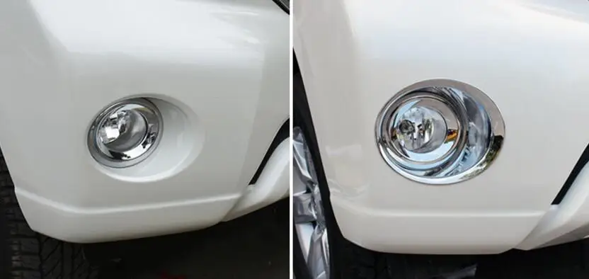 2 шт. абсолютно новый ABS хромированный автомобильный передний противотуманный