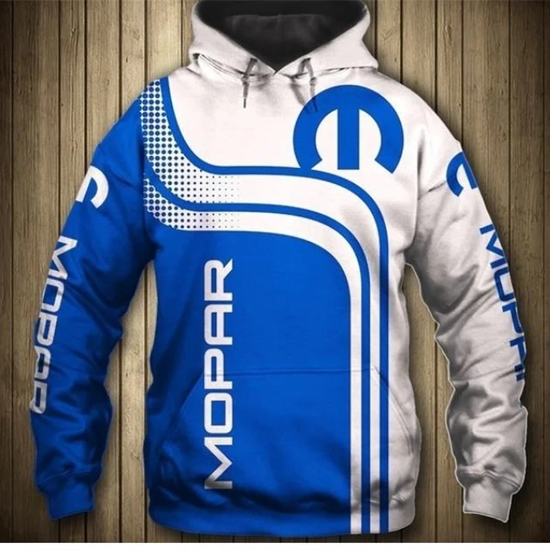 

2022 New men's spring and autumn 3D digital printing MOPAR logo hoodie casual fashion Harajuku top hoodie