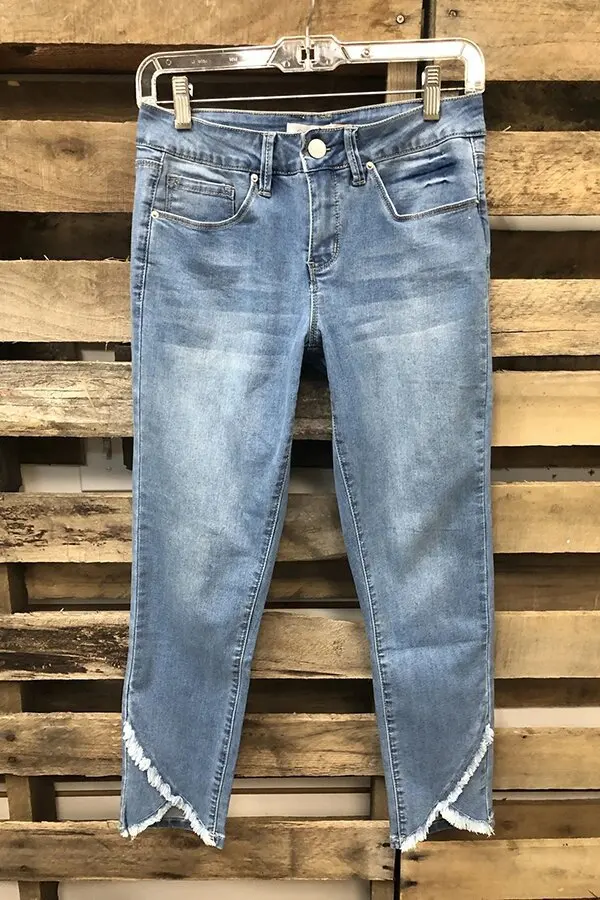 

Women's Fashion Irregular Denim Pants baggy jeans pants womens jeans women clothing y2k pants