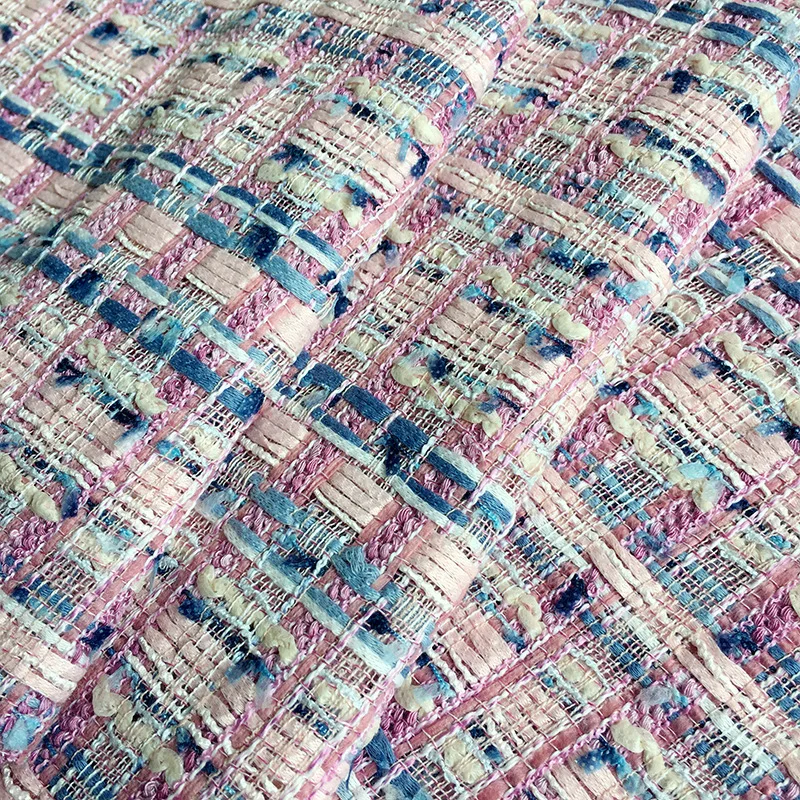 

Woven Tweed Plaid Check Cotton Polyester Blend For Coat Skirt Dress Suit DIY Needlework Handcrafts telas por metro 100X150cm