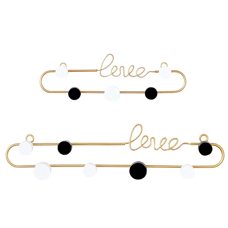 

Wall Decoration Metal Hook Creative Wall Decor Accessories Living Room Bedroom Door Coat And Hat Key Iron Row Hooks