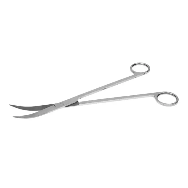 

Aquarium clamp forceps Curved Straight Tweezers of Steel Terrarium Living Plants