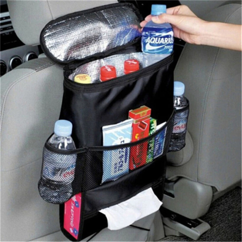 

Multi-Functional Car Seat Back Hanging Bag Organizer Ice Pack Thermal Insulation Chair Back Storage Hanging Bag car-styling