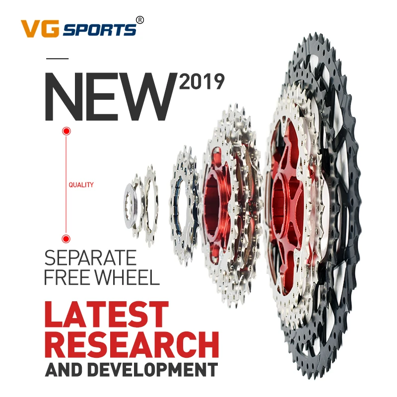VG Спорт 9 10 11 скоростей горный велосипед Сверхлегкий 11-50T 11-52T 46T 42T 40T кассета