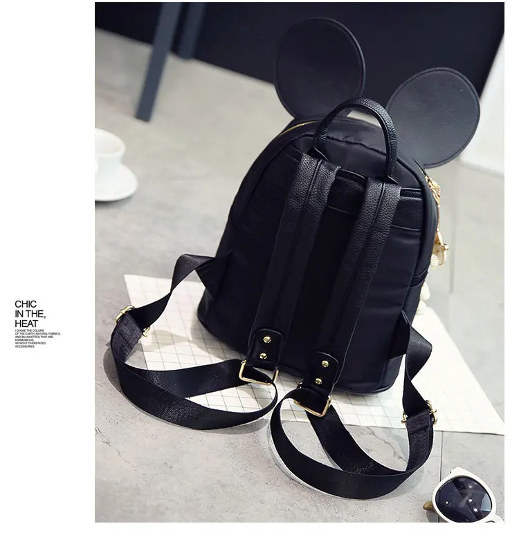 

Disney Mickey mouse lady cartoon Backpack women Backpack New Cute girl student bag for school