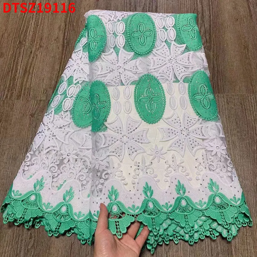 

Lovely Ankara Net cloth Dress Fabric African High Quality Swiss Lace Textiles For Sewing Clothes DTSZ19116