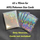 200 шт. 65x90 мм неизолированный сломанный драгоценный камень, сломанное стекло, лазерная мигающая карта, защитная пленка для карт MTG TCG, рукава для карт