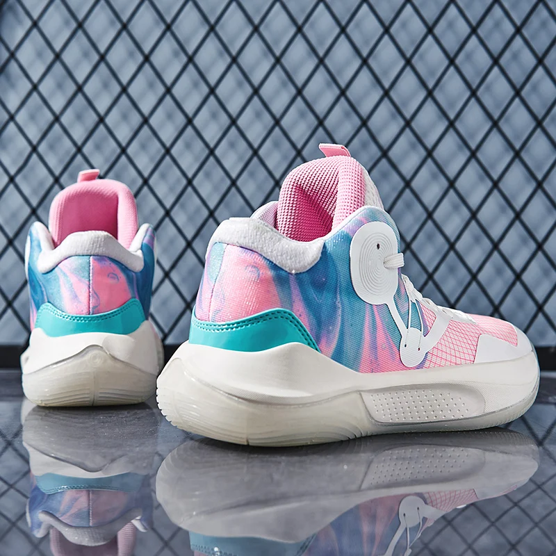 Fashion Men's Professional Basketball Shoes 2021 Colorful Outdoor Unisex High top Basketball Sneakers for Men Women basket homme