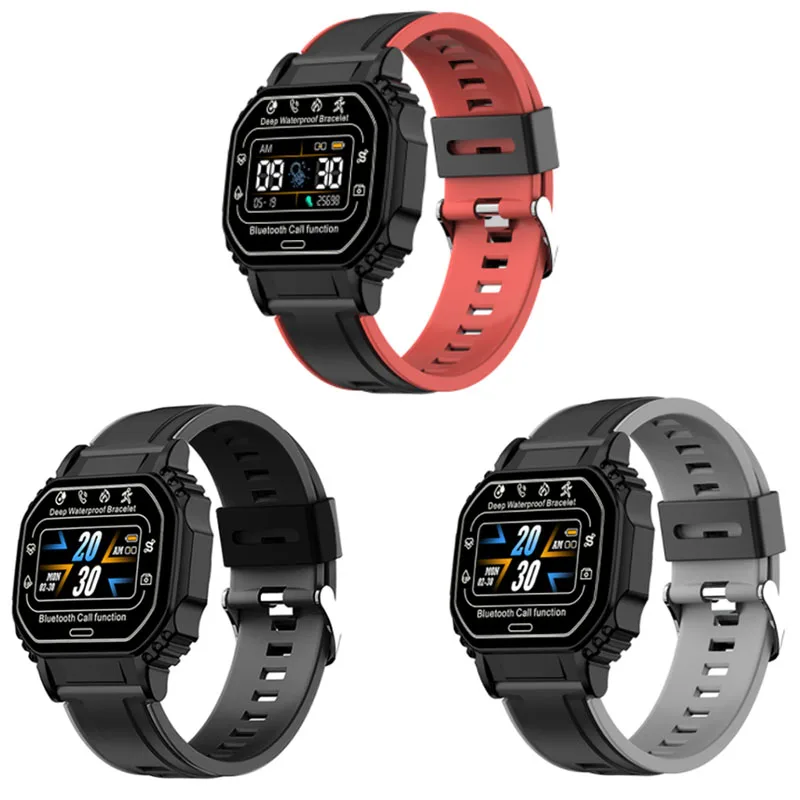 

2021 New Single-point Touch Smart Watch Men Sports Clock IP67 Waterproof Heart Rate Monitor Smartwatch For IOS Android Phone