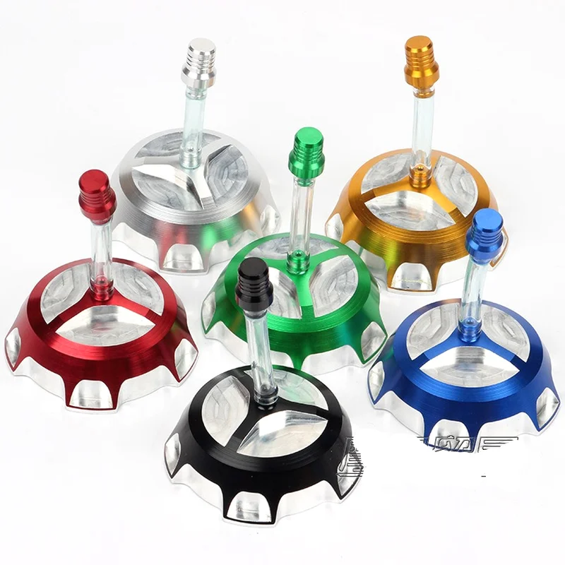 

New Motorcycle CNC Colorful Billet Gas Fuel Petrol Tank Cap Cover For KLX BBR TTR CRF Chinese Dirt Pit Bike Quad 48.5/49.5MM
