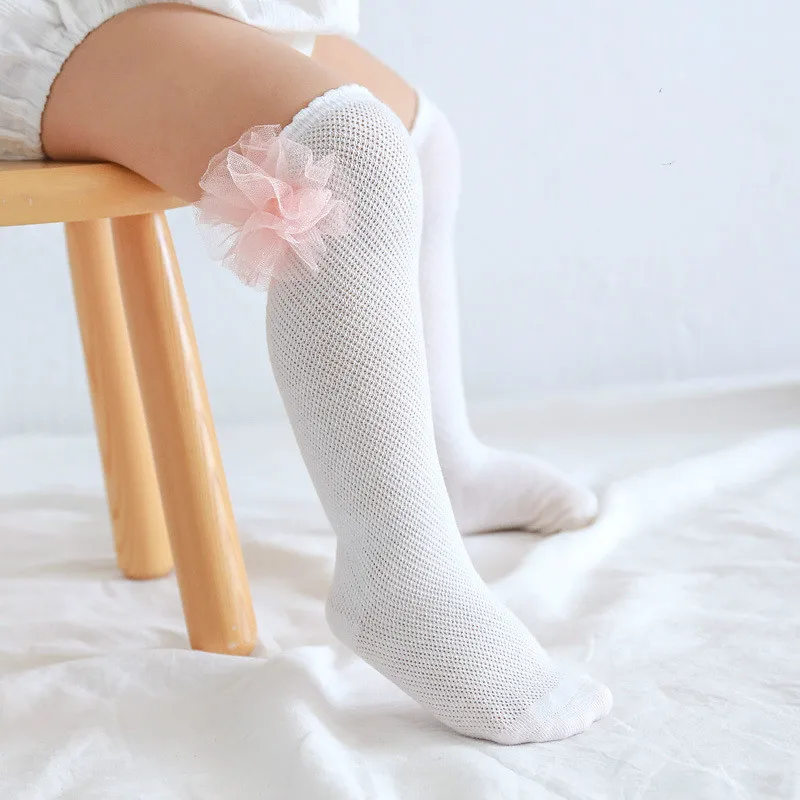 3 пары/Лот носки для новорожденных тонкие дышащие сетчатые мальчиков и девочек с