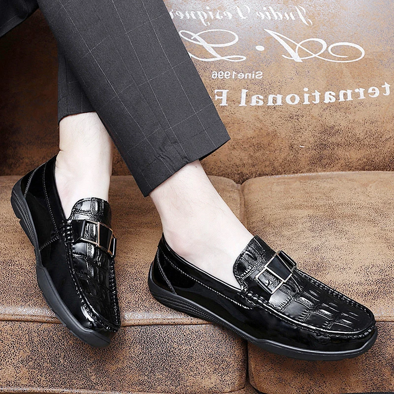 

Boots Genuine Leather Men'S Loafers Summer 2021 Designer Men'S Shoes Free Shipping Casual Man Shoes Without Heels