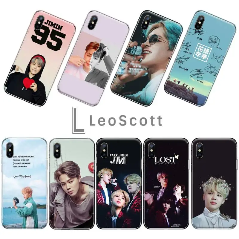 Мягкий черный чехол для телефона Park Jimin K Pop iphone 4 4s 5 5s 5c se 6 6s 7 8 plus x xs xr 11 pro max|Бамперы|
