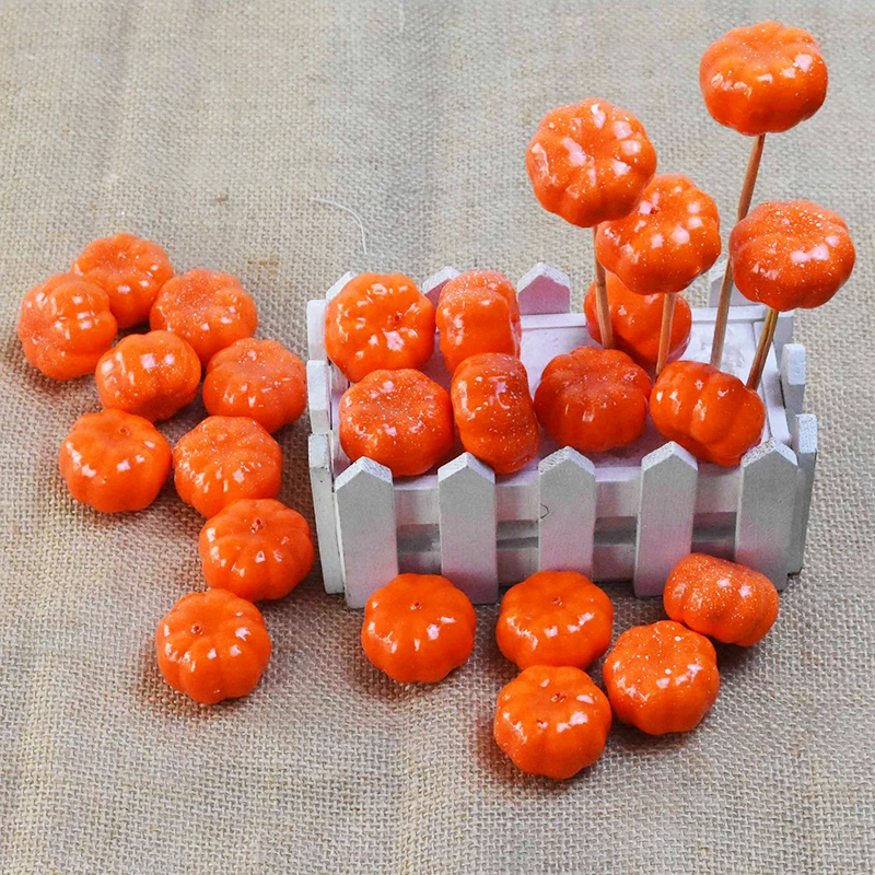 50 шт. искусственные тыквы для Хэллоуина|Искусственные продукты и овощи| |