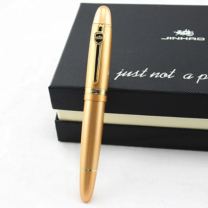 Jinhao 159 Nib металлическая авторучка роскошный бренд бизнес чернила для письма ручки для школы офисные канцелярские принадлежности - Цвет: E