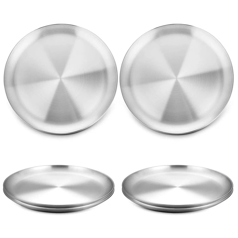 Нержавеющая сталь сковорода для пиццы из гироборд с колесами 8 дюймов набор 6