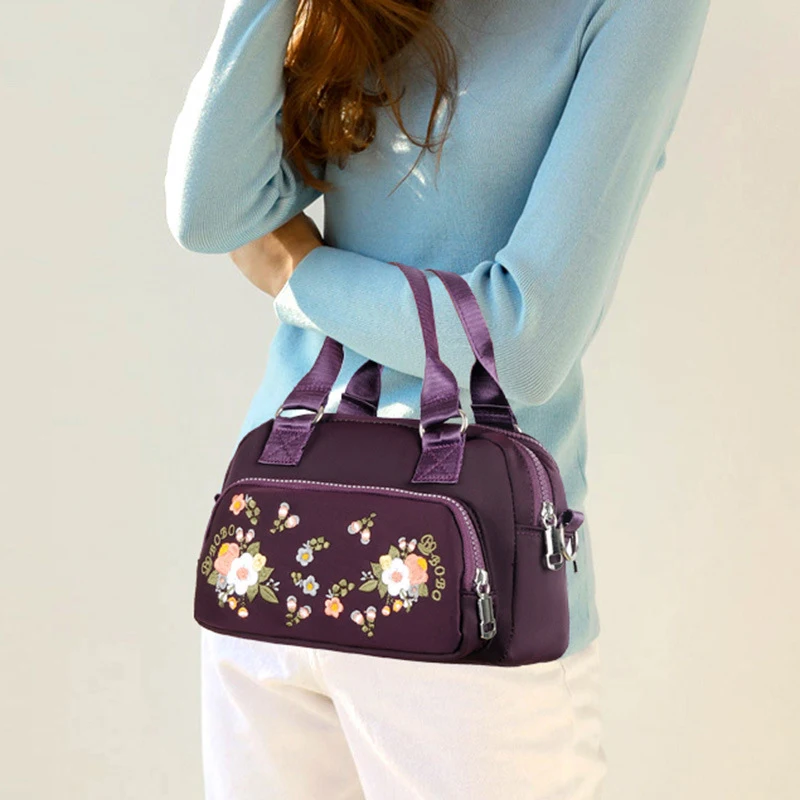 Женские сумки с короткими ручками дизайнерские брендовые нейлоновые