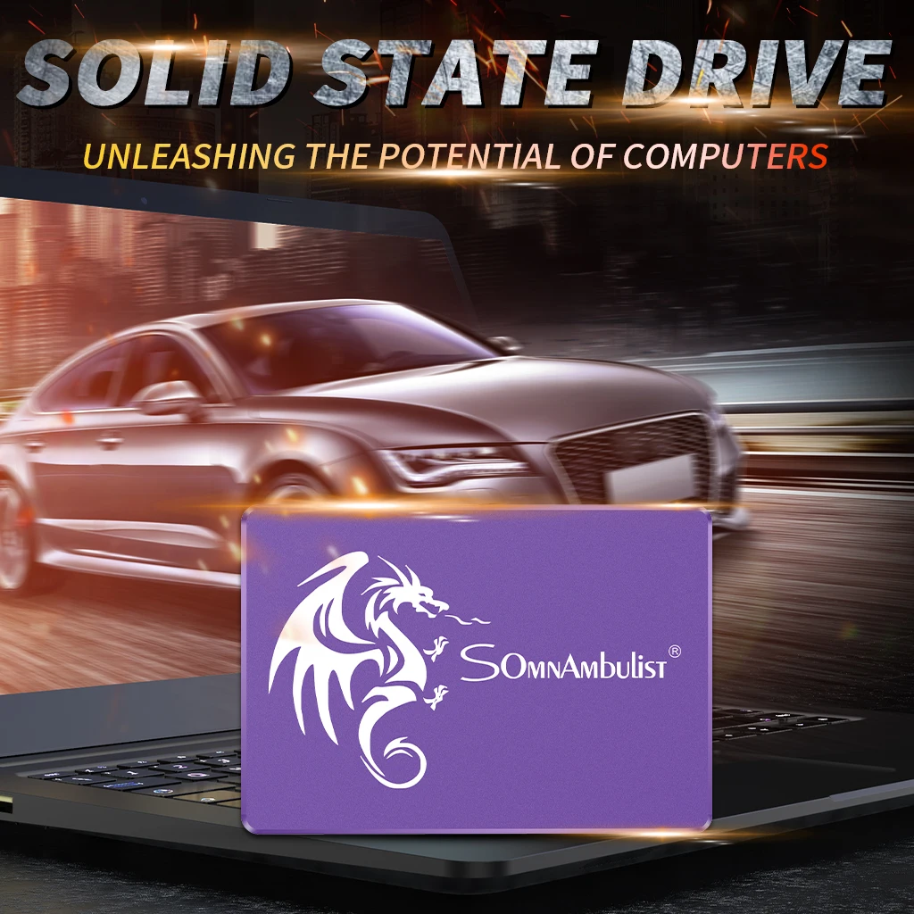 Фиолетовый ssd sata3 встроенный жесткий диск подходит для настольных компьютеров