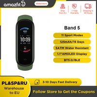 original global version amazfit band 5 fitness bracelet smart wristband waterproof bt5 0 11 sports mode fitness smart band