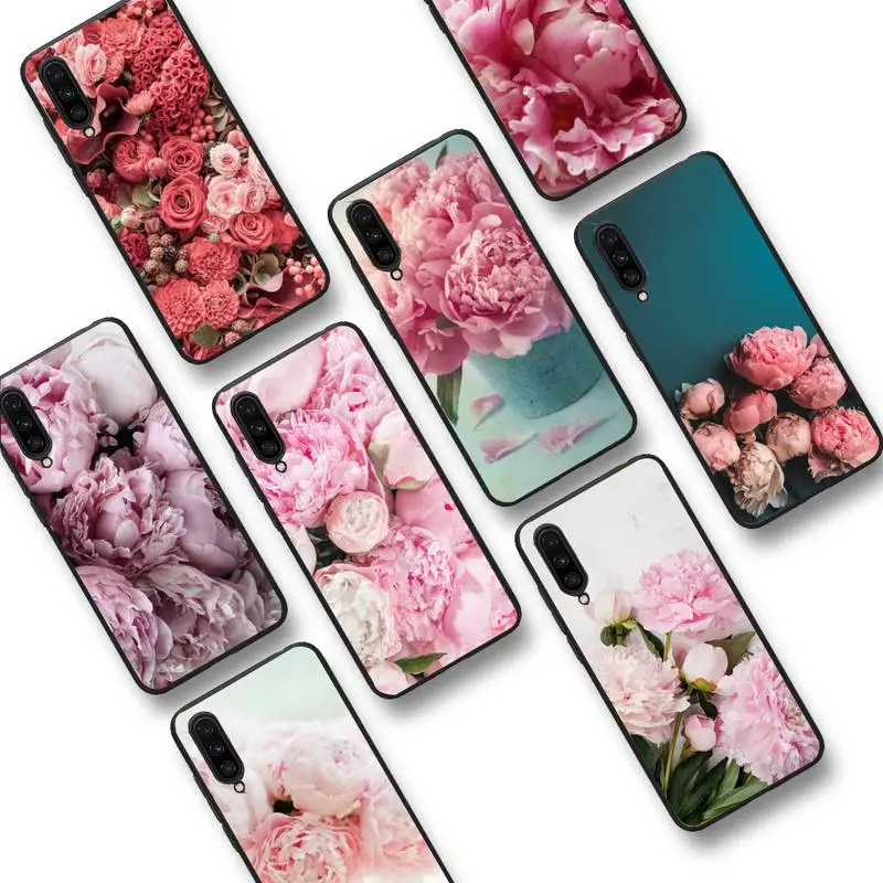 

Pink Flower Peony On The Vase Phone Case For Xiaomi mi9 mi8 F1 9SE 10lite note10lite Mi8lite Coque for xiaomimi5x