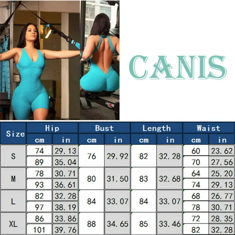 Imcute 2020 Женский Цельный боди спортивный костюм сексуальный комбинезон с открытой