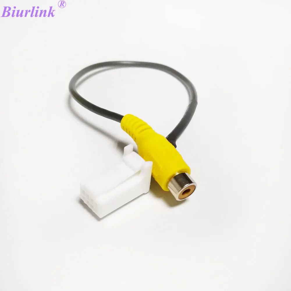 Biurlink 8 контактный разъем DVD Резервное копирование Камера RCA Вход Кабель-адаптер для Subaru