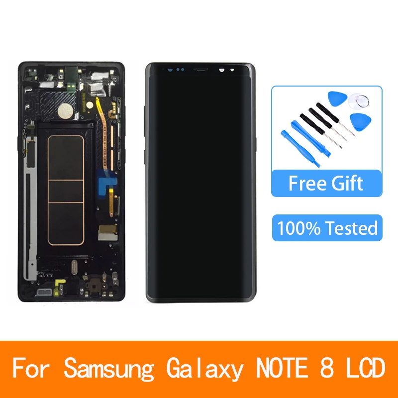

For Samsung Galaxy NOTE 8 LCD Display N9500 Touch Screen Note8 N9500F Digitizer Replacement Parts For Galaxy NOTE 8 LCD