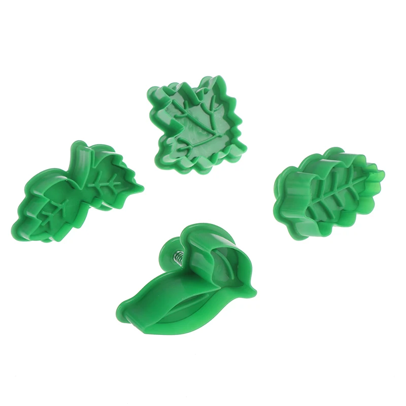 4 шт./компл. пластиковые формочки для печенья в форме листьев сделай сам помадная