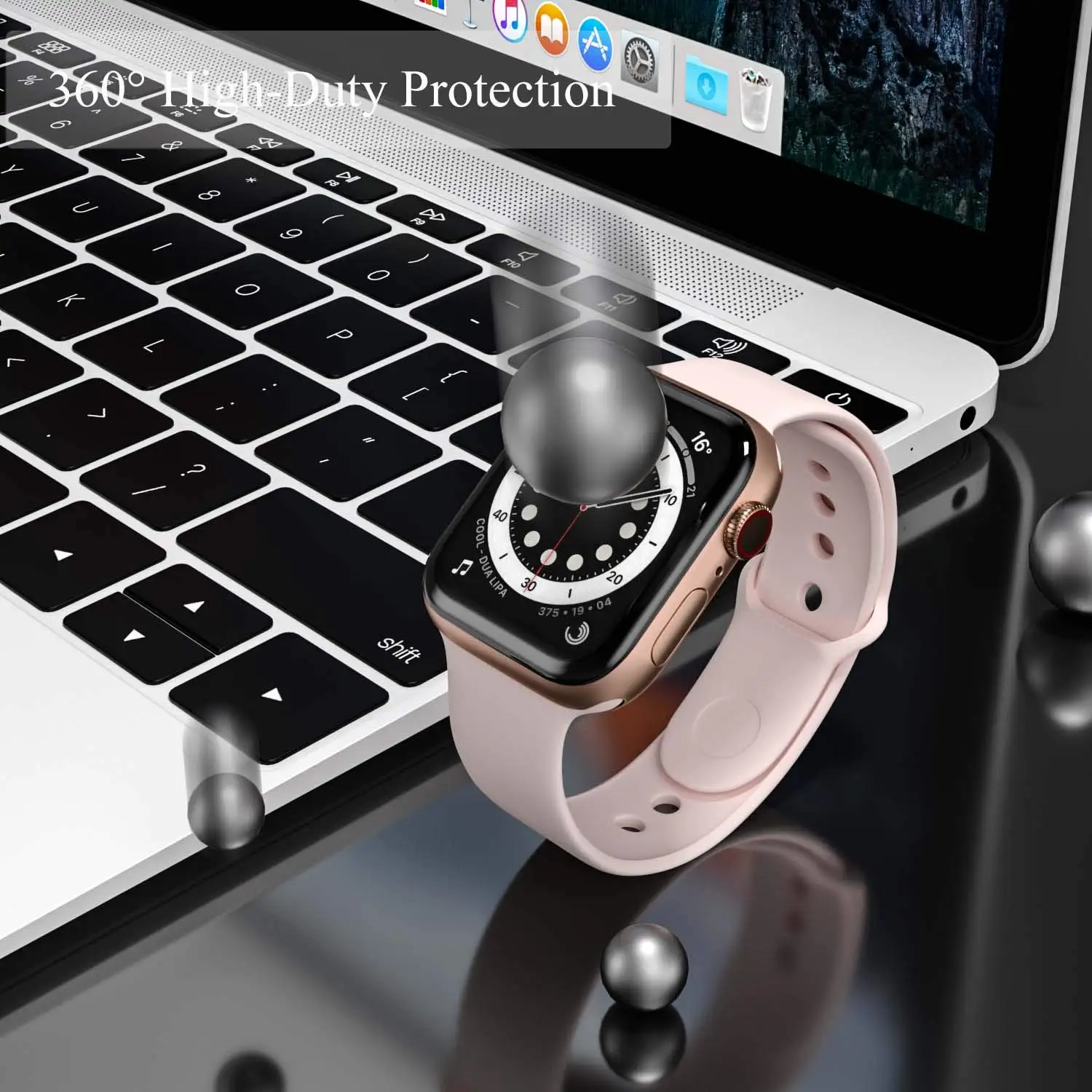 Мягкое стекло для Apple Watch 6 5 4 se 44 мм 40 iWatch серии 3 42 38 9D HD (не закаленное) пленка