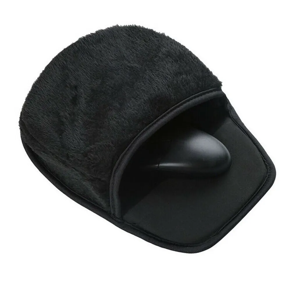 

USB Hand Warmer Mouse Pad Comfortable Heated Mouse Pad Wristguard Warm Winter USB Heated Mouse Pad Mousepad Mat For PC laptop