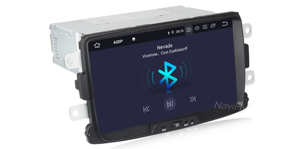 NaviFly ips экран DSP Android 9,0 Автомобильный мультимедийный плеер для Dacia Duster Logan Sandero Lada Xray 2 с Wifi gps навигационный микрофон