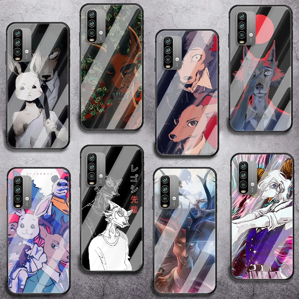 

Anime BEASTARS Tempered Glass Smart Phone Case For Xiaomi Redmi Note 7 8 9 10 K 30 40 S A C T 5G Pro Cover Cell Painting Luxury