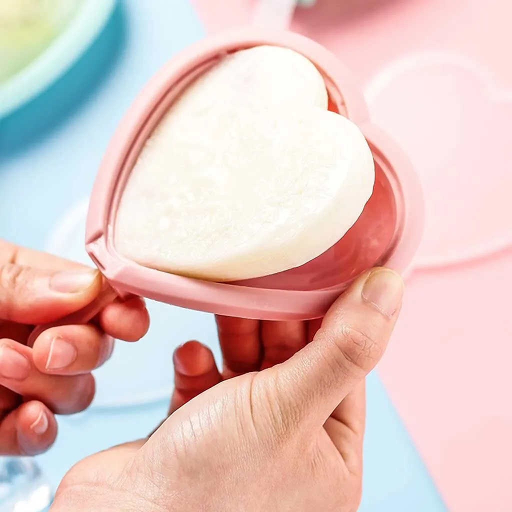 Форма для мороженого в форме сердца силиконовая форма многоразовая лотка формы