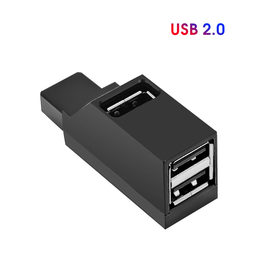 Порт able Mini 3 порта s USB 0 Hub Высокоскоростной разветвитель для передачи данных