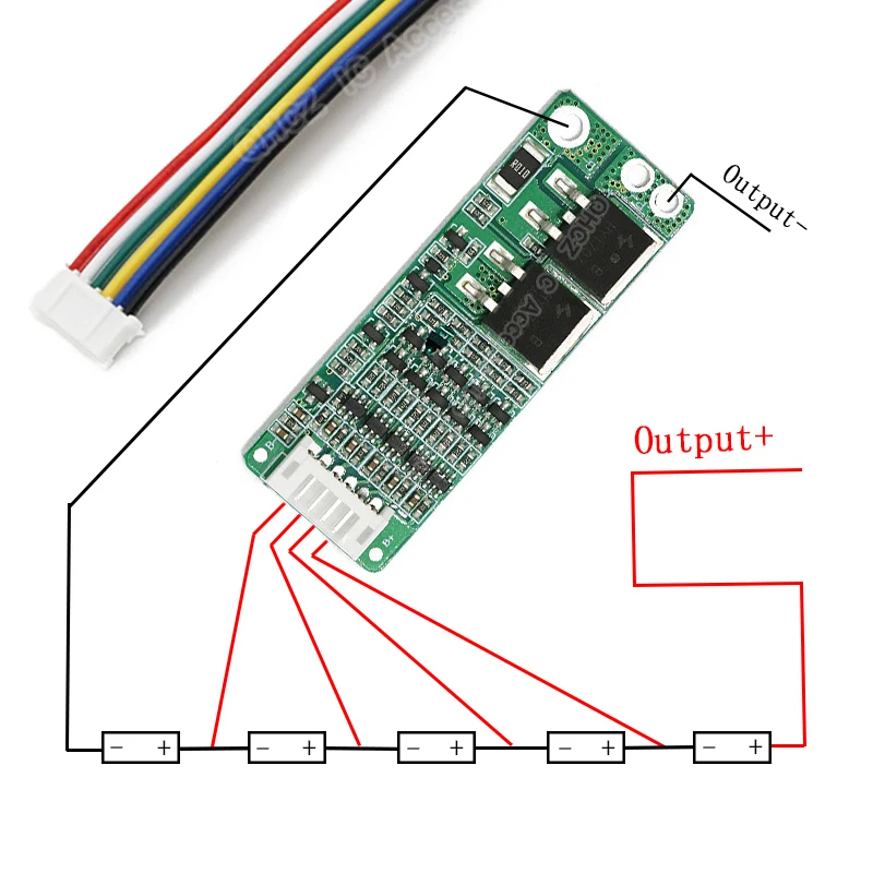 5S 15A Li-Ion литиевый аккумулятор BMS 18650 Защитная плата зарядного устройства 18V 21V схема защиты ячеек