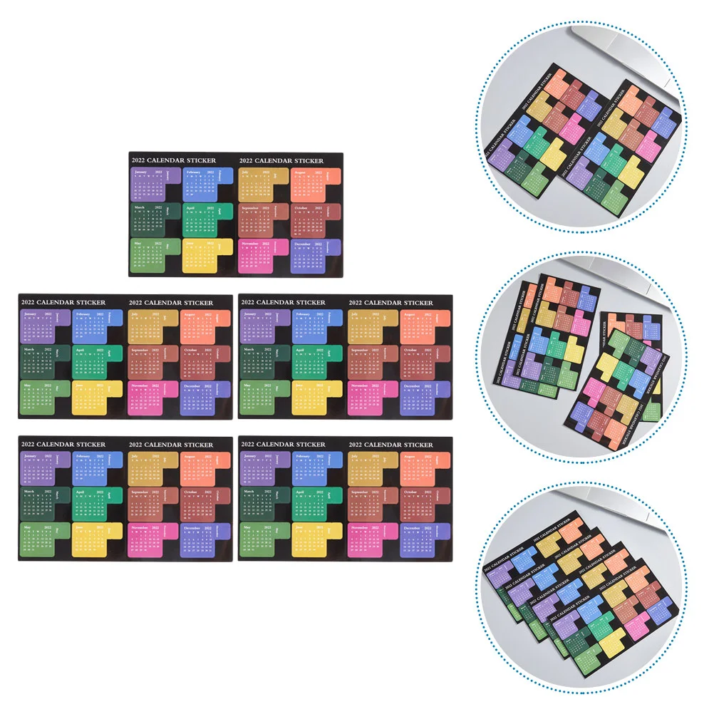 

5 шт. ярлыки для работы, напоминания, наклейки, индексы наклеек план месяца (разные цвета)