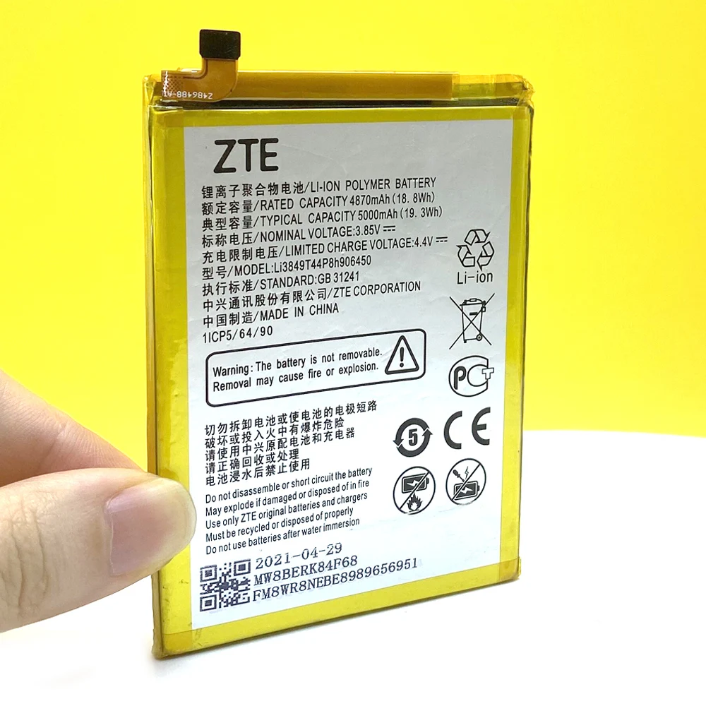 new original 5000mah li3849t44p8h906450 battery for zte blade a6 a6020 a6 lite a0622 smart phone high quality battery free global shipping